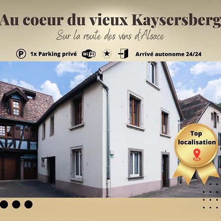Gite Au Coeur Du Vieux Kaysersberg - Parking Prive & Wifi Exteriér fotografie